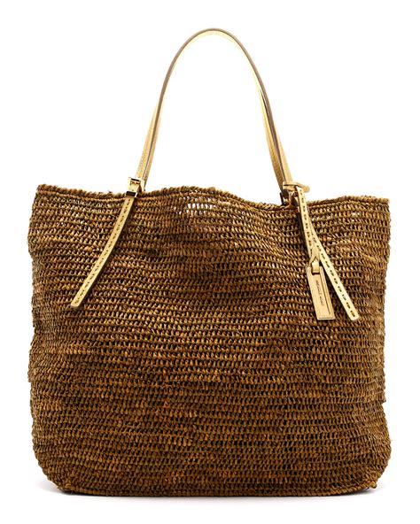 michael kors santorini raffia.